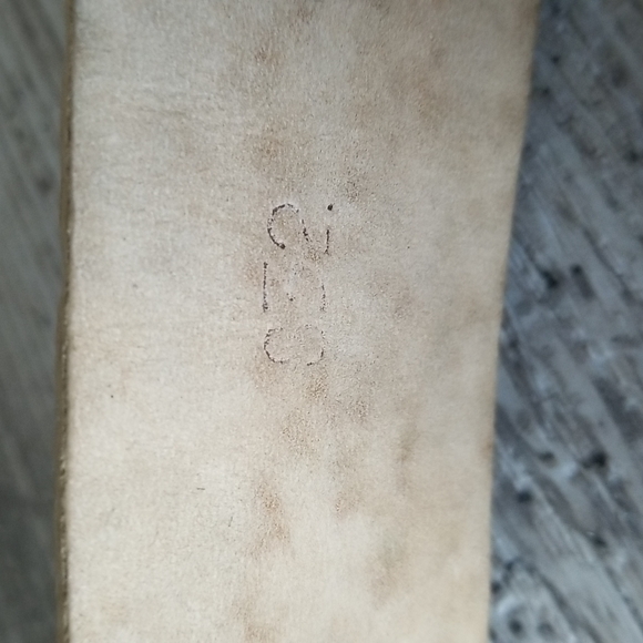 Leatherock Crystal Embellished Leather Belt Sz S32 - Picture 7 of 7